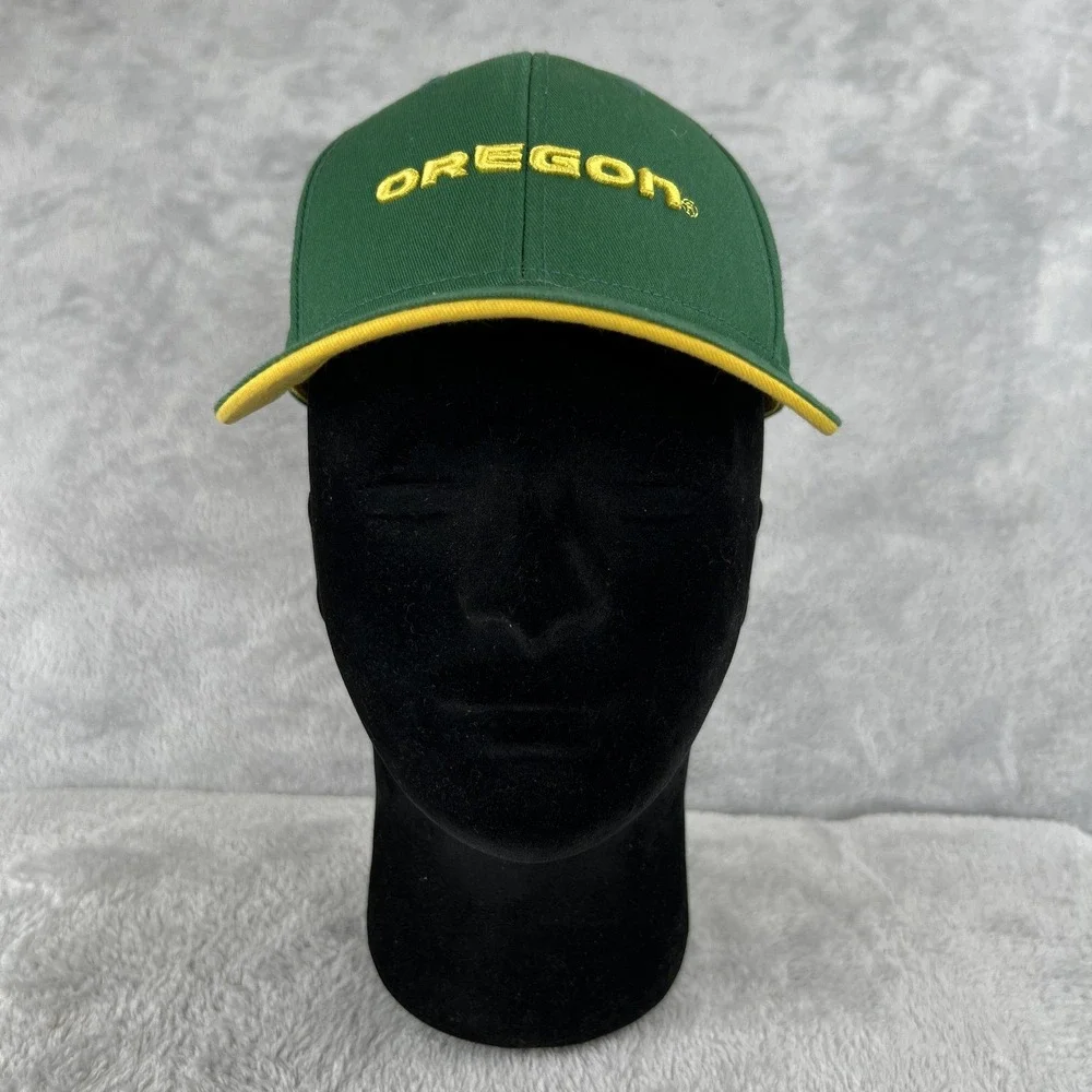 Gen 2 Oregon Ducks Embroidered Hat Youth Green Yellow NCAA Adjustable Kids Cap